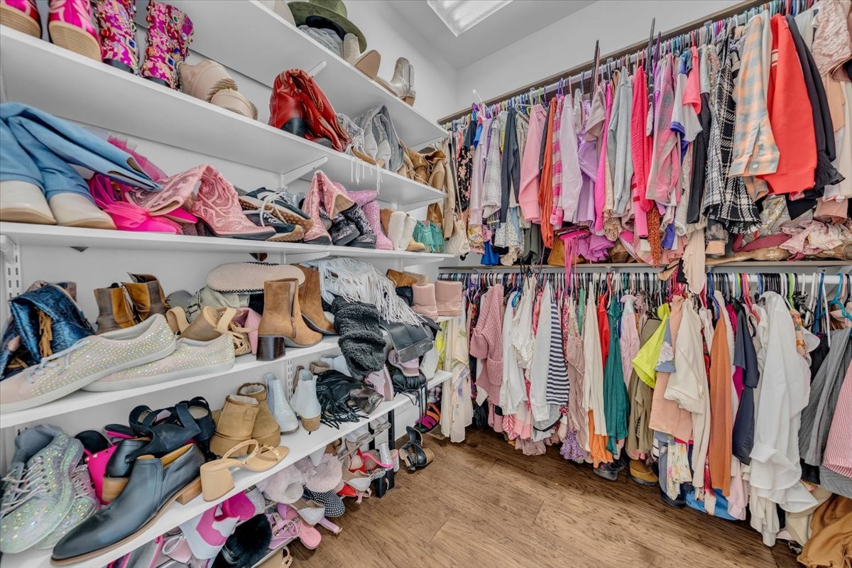 150 Edie Mae Lane Winchester, TN 37398 - Photo 32 of 79 a view of walk in closet with clothes and shoes