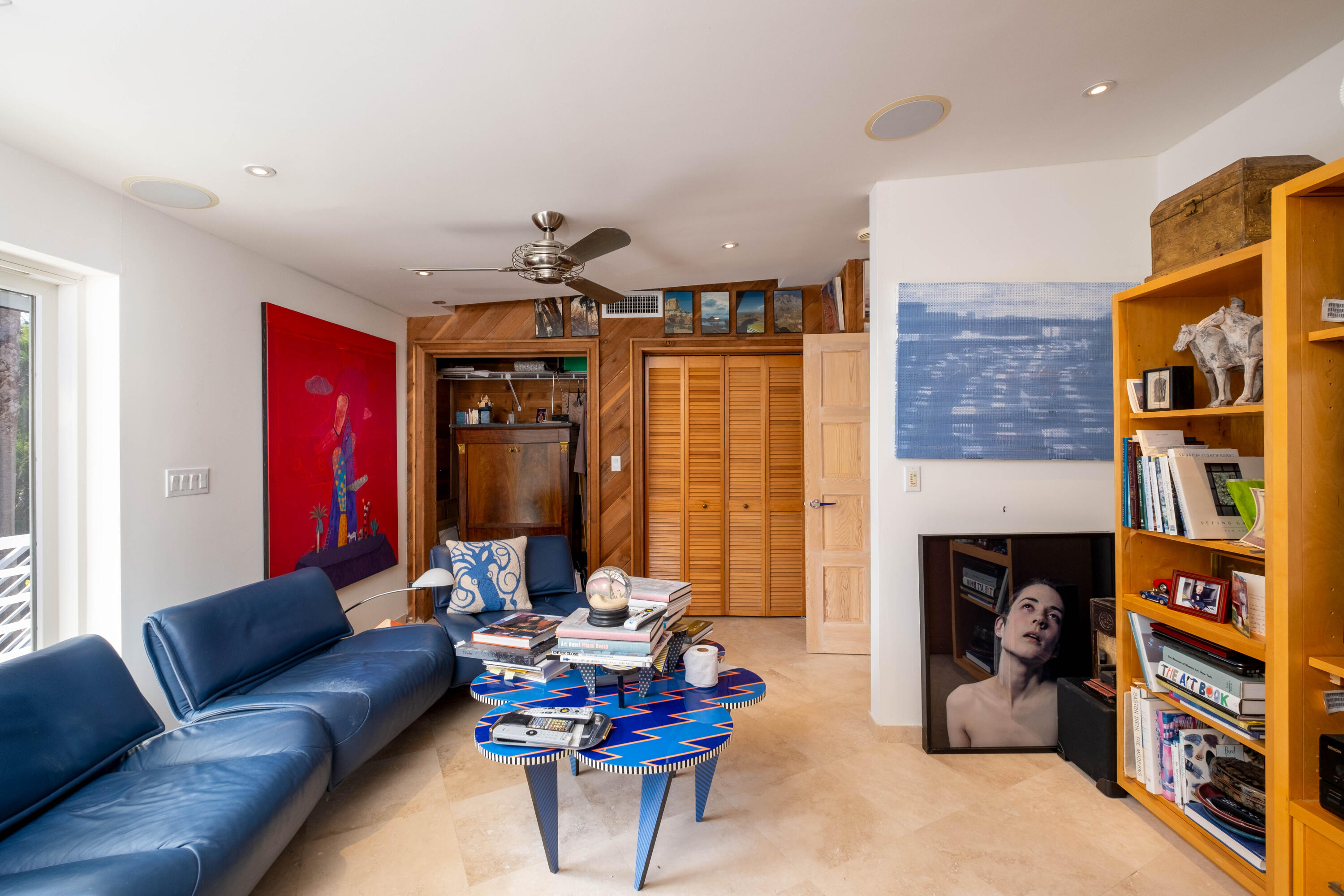 180 South Airport Road Tavernier, FL 33070 - Photo 16 of 33 a living room with furniture and a fireplace
