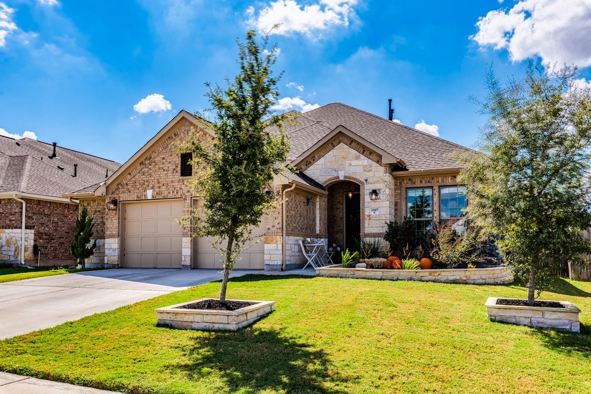 20807 Carries Ranch Road Pflugerville, TX 78660 - Photo 1 of 1 Welcome to you next home. Enjoy the 2.5 car garage with extra storage and additional shelving.