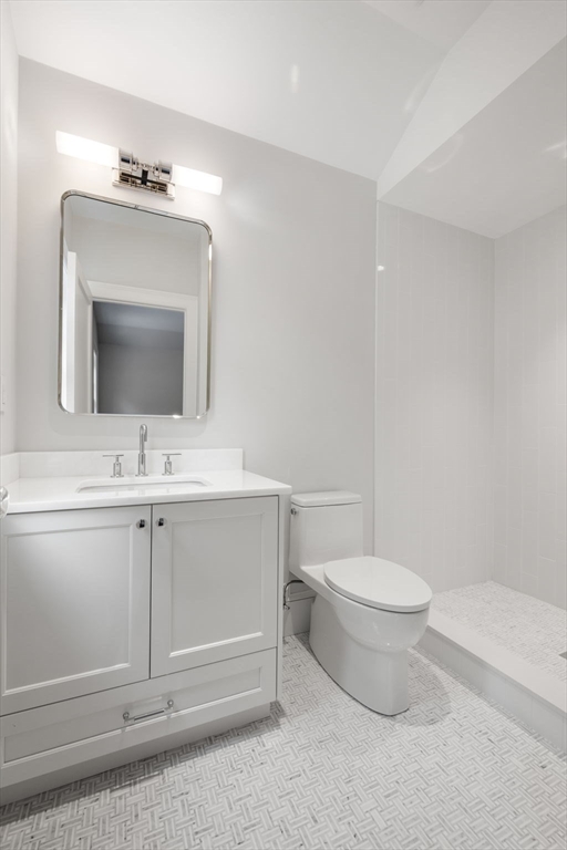 61 Heath Street Brookline, MA 02467 - Photo 37 of 40 a bathroom with a toilet sink and mirror