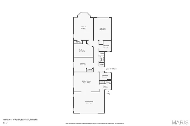$344,900 | 7539 Oxford Drive, Unit 2W, Clayton, MO 63105