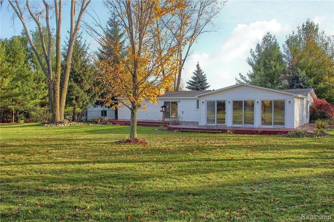 3416 North Mill Road Dryden, MI 48428 - Photo 6 of 29 Rear of home...incredible peace and privacy!