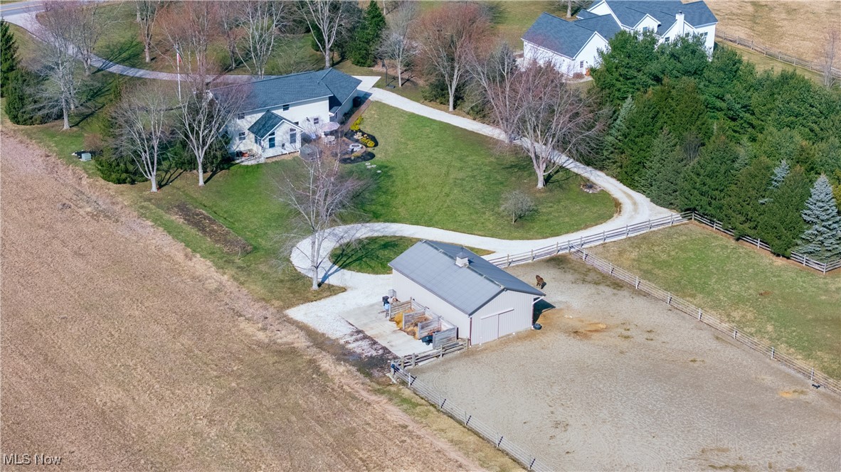 4515 State Road Medina, OH 44256 - Photo 35 of 36 Drone / aerial view featuring a rural view