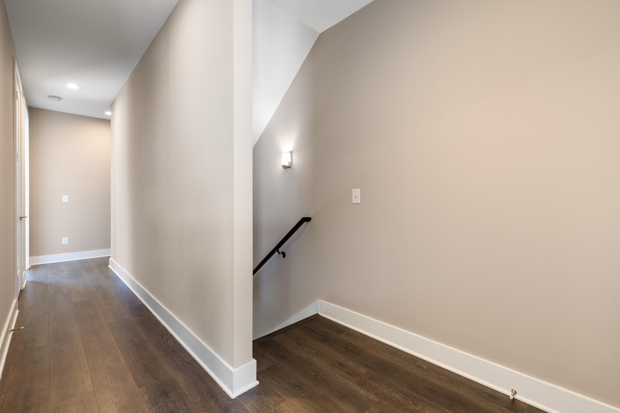 1300 Lischey Avenue, Unit 2 Nashville, TN 37207 - Photo 30 of 55 a view of a hallway with wooden floor