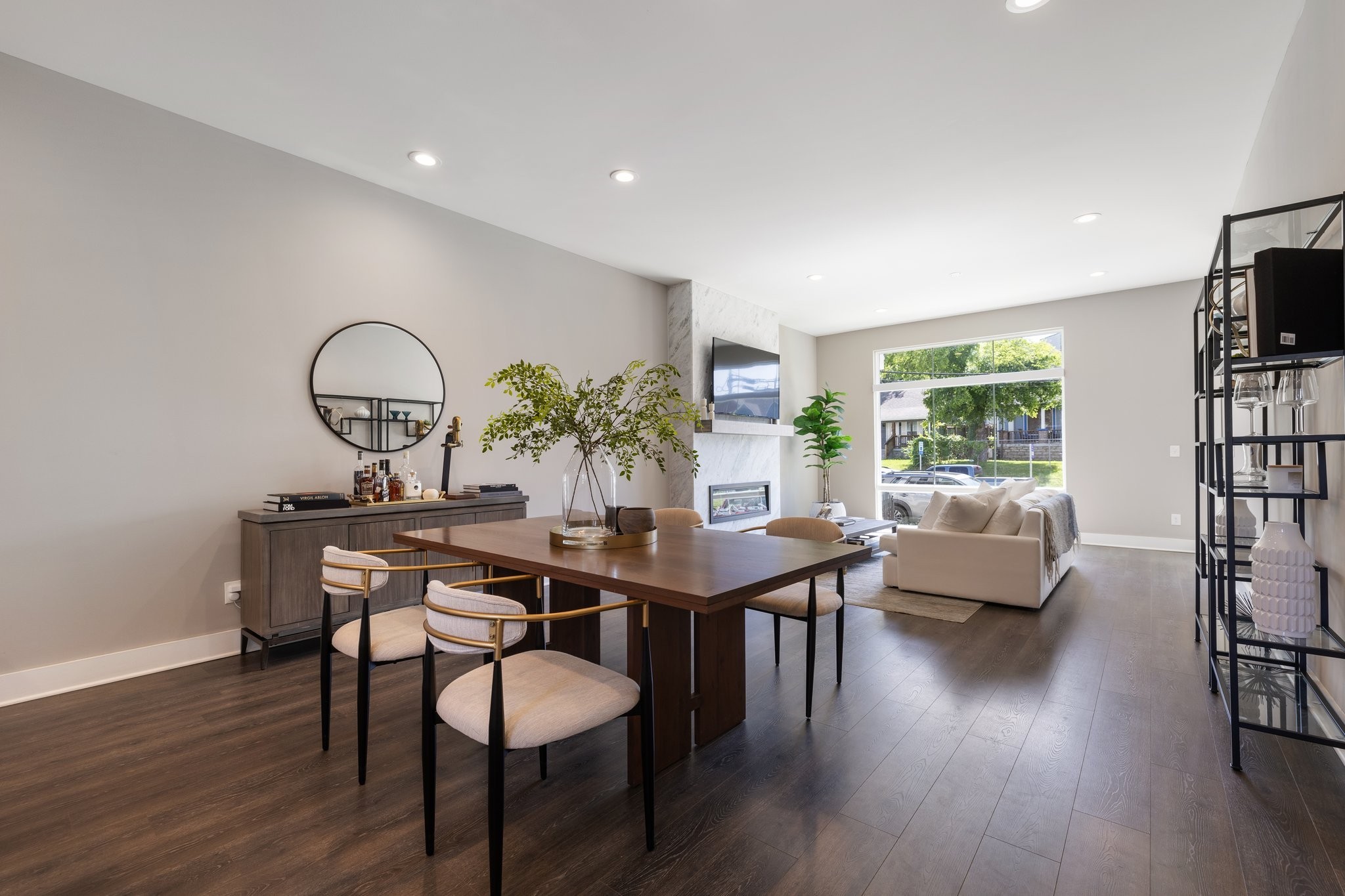 1300 Lischey Avenue, Unit 2 Nashville, TN 37207 - Photo 10 of 55 a view of a dining room with furniture and wooden floor