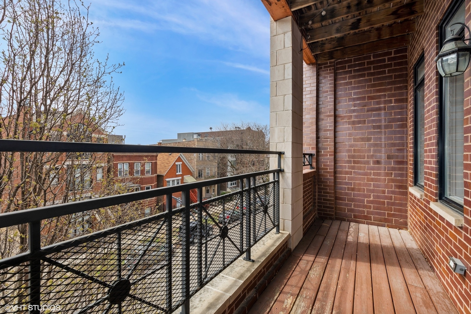 2130 West Rice Street, Unit 3 Chicago, IL 60622 - Photo 17 of 18 a view of city from a balcony