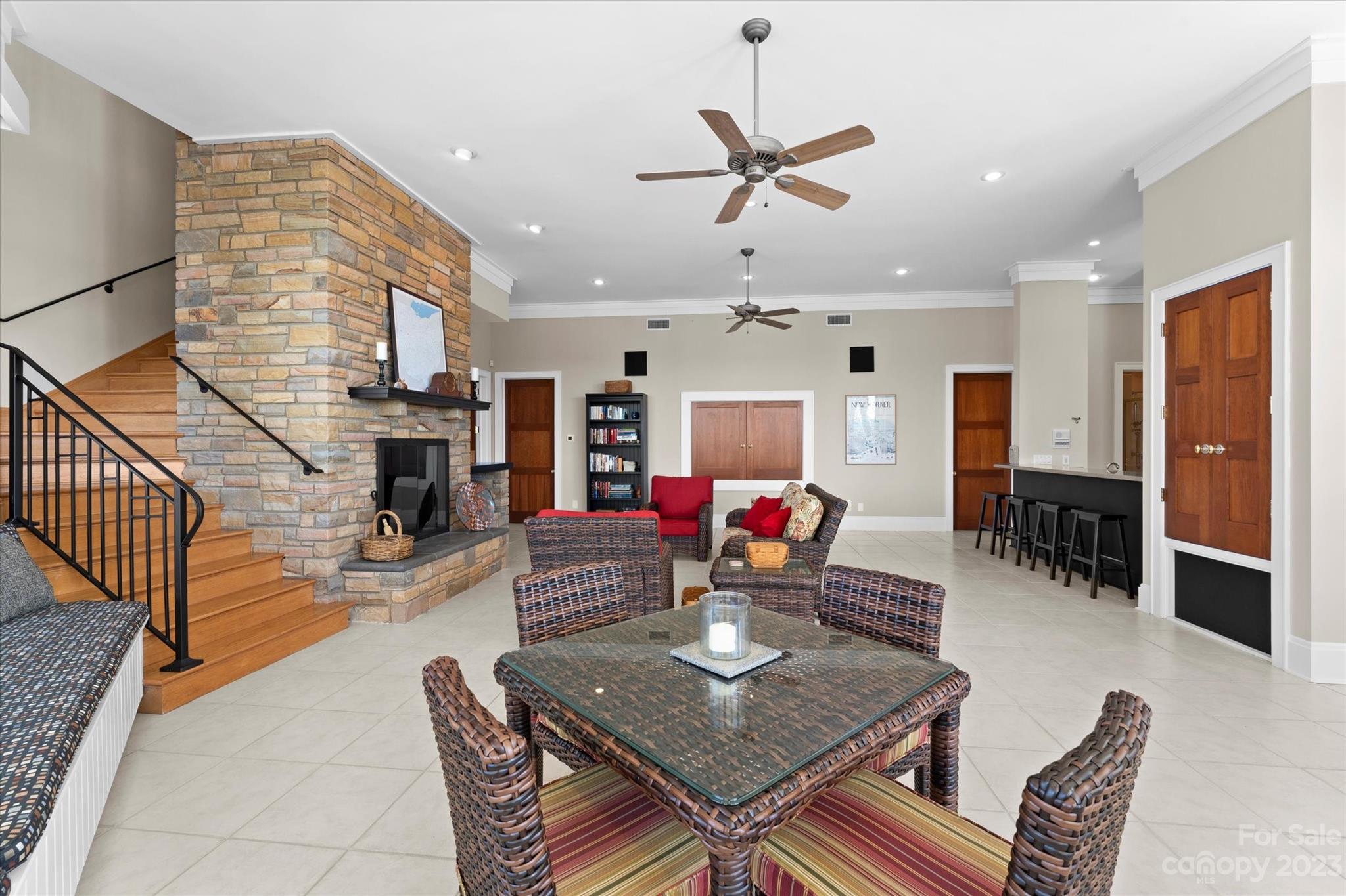 101 Island Ridge Drive Statesville, NC 28677 - Photo 28 of 48 a living room with furniture and a view of kitchen