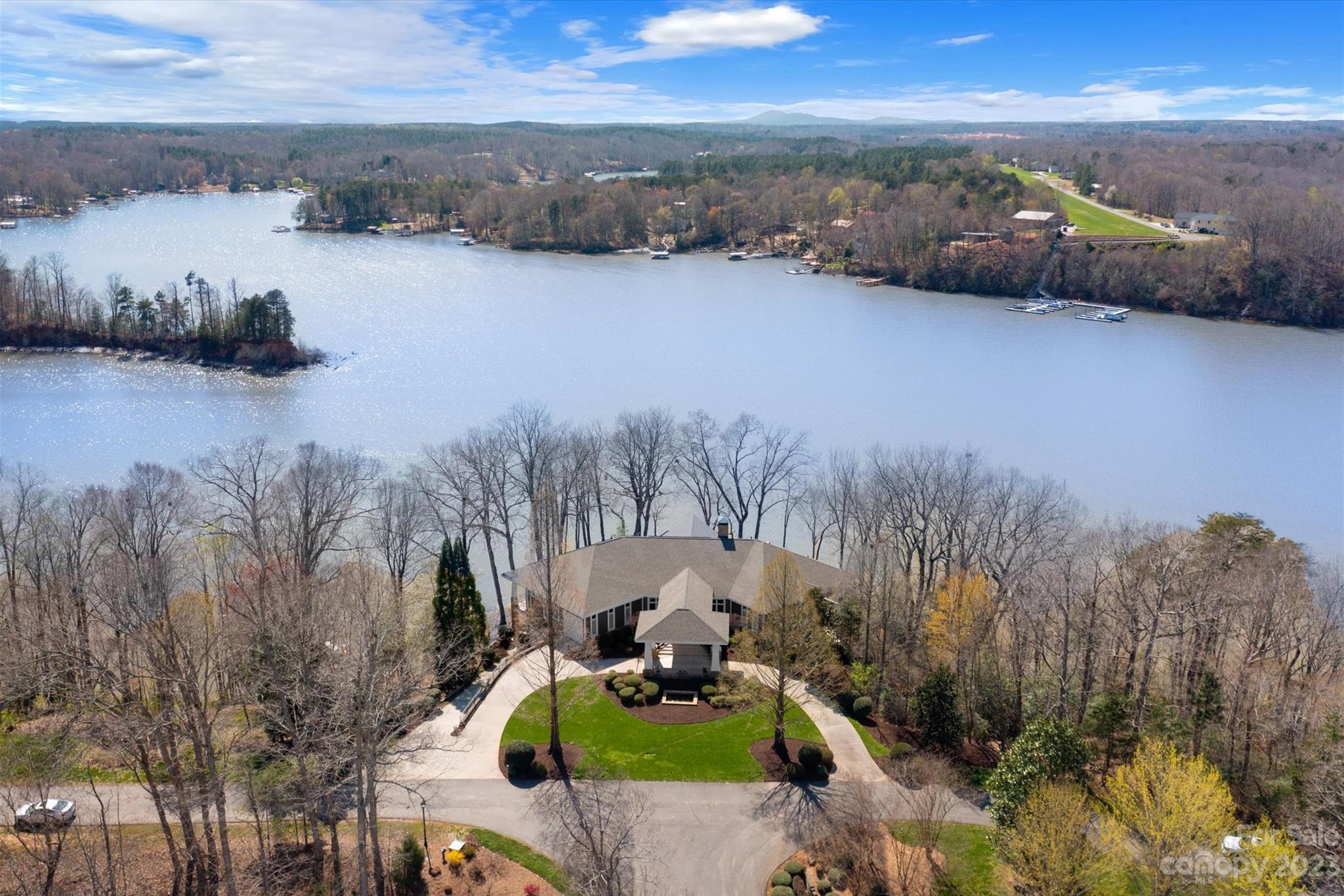 101 Island Ridge Drive Statesville, NC 28677 - Photo 37 of 48 a view of lake with mountain
