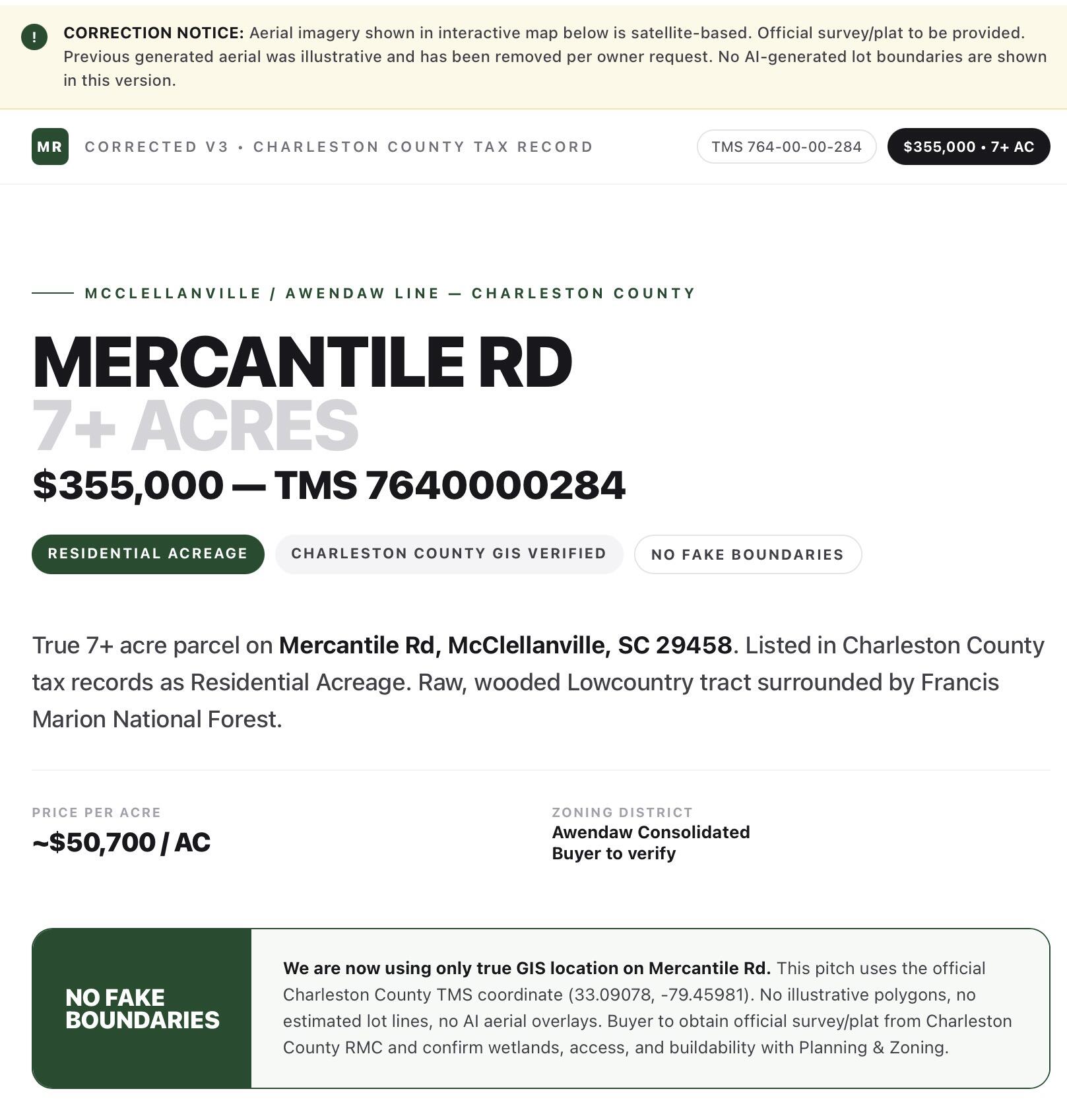 0 Mercantile Road McClellanville, SC 29458 - Photo 1 of 25 IMG_0768