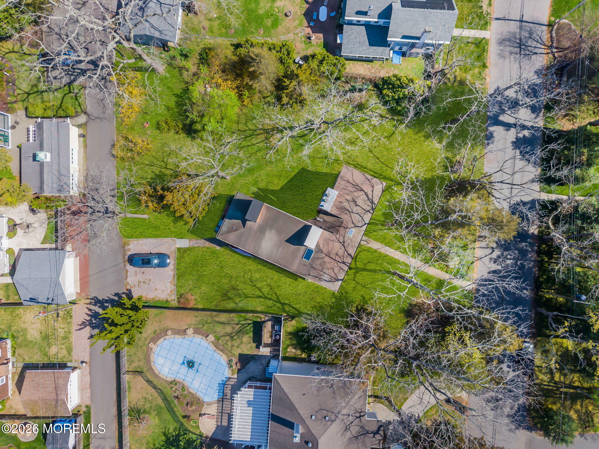 608 Rankin Road Brielle, NJ 08730 - Photo 22 of 27 an aerial view of a house with a yard
