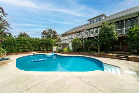 a view of outdoor space yard swimming pool and patio