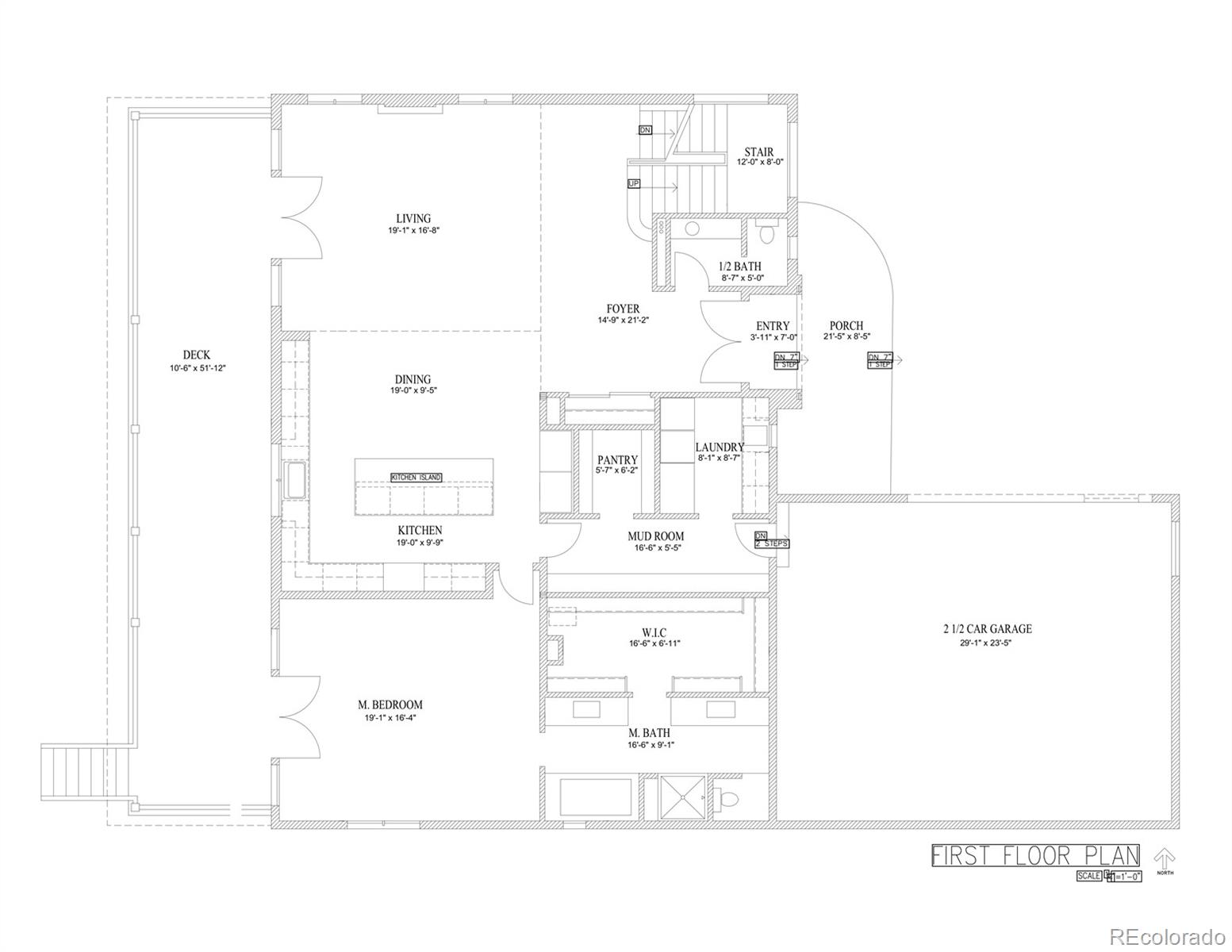 4389 North Carr Street Wheat Ridge, CO 80033 - Photo 9 of 11 a black and white photo of a refrigerator