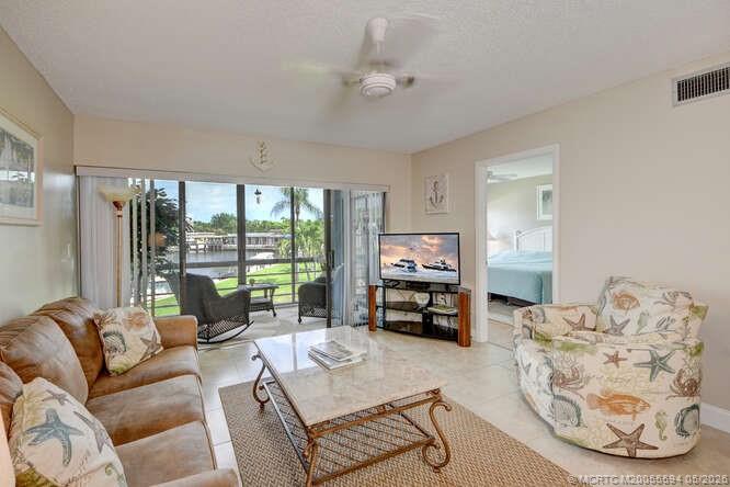 1950 Southwest Palm City Road, Unit 3209 Stuart, FL 34994 - Photo 10 of 64 Yacht basin view from the living room.