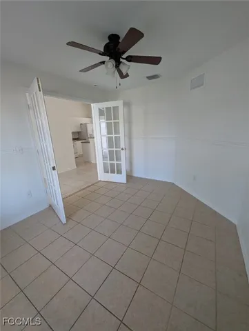 a view of an empty room