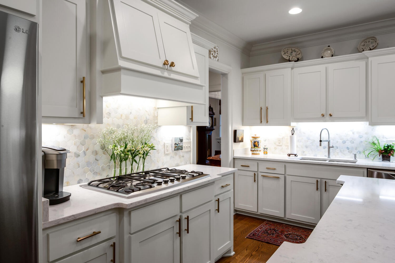 4018 Valley Road Nashville, TN 37205 - Photo 14 of 39 a kitchen with a sink stove and cabinets