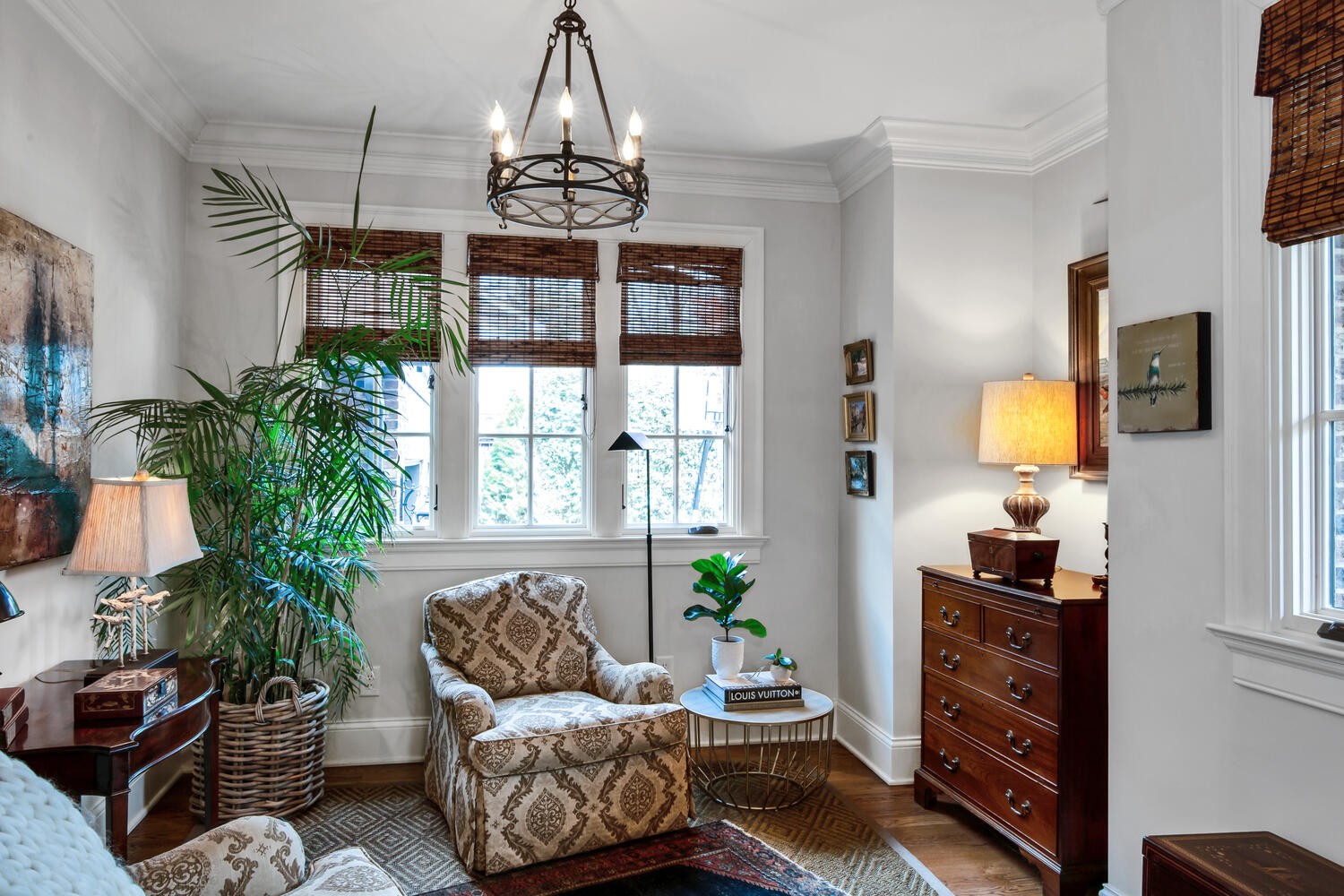 4018 Valley Road Nashville, TN 37205 - Photo 31 of 39 a living room with furniture and a chandelier