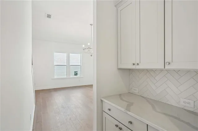 a view of kitchen and window