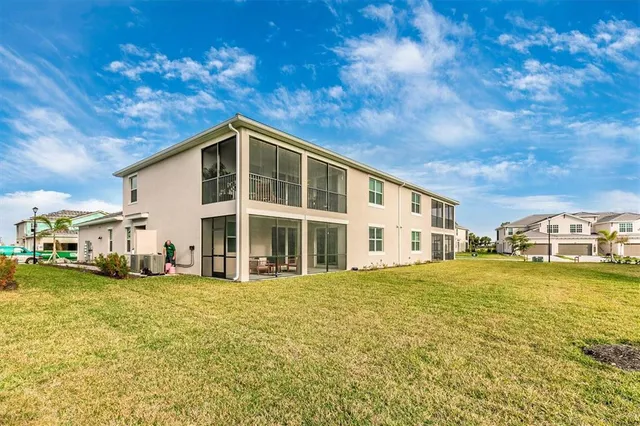 a front view of a building with street view