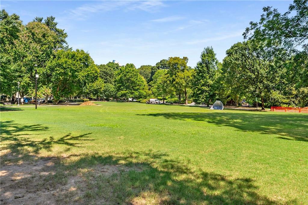 1055 Piedmont Avenue Northeast, Unit 114 Atlanta, GA 30309 - Photo 37 of 40 a view of a green field with clear sky