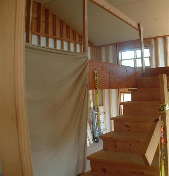 429 Burnsville Ridge Road Claysville, PA 15323 - Photo 17 of 21 Stairs in the addition leading to the second floor. Plenty of windows and a cathedral ceiling make this a bright space.