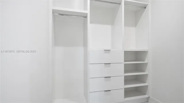 a room with closet