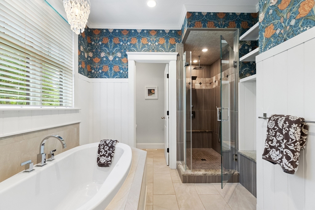 27 Whitehall Circle Beverly, MA 01915 - Photo 16 of 42 a bathroom with a bathtub and shower