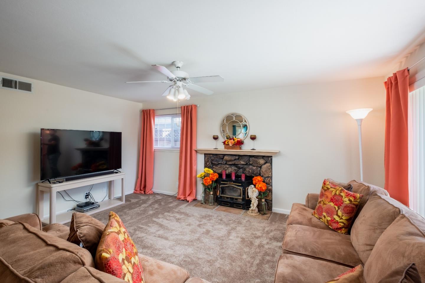 265 Bieber Drive San Jose, CA 95123 - Photo 5 of 28 a living room with furniture and a flat screen tv