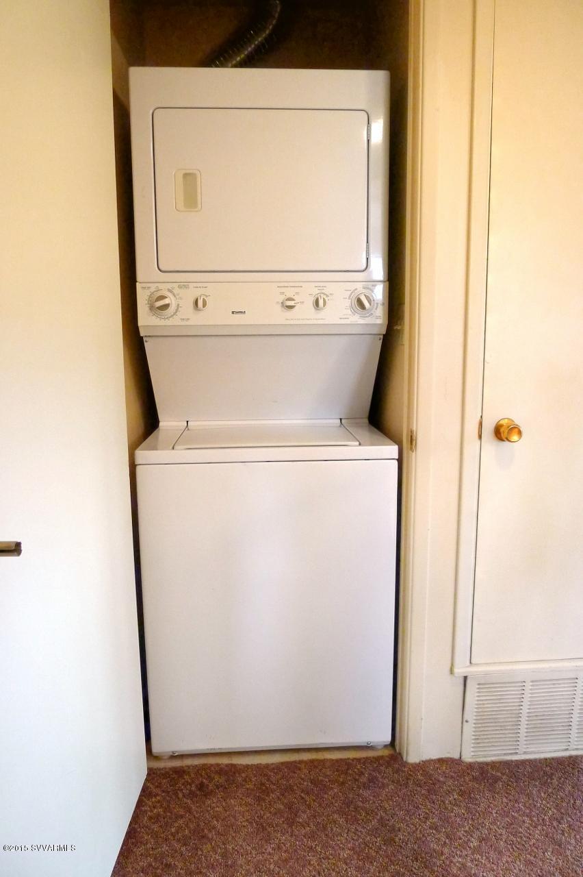35 Prochnow Road Sedona, AZ 86336 - Photo 22 of 31 Full sized stack washer/dryer