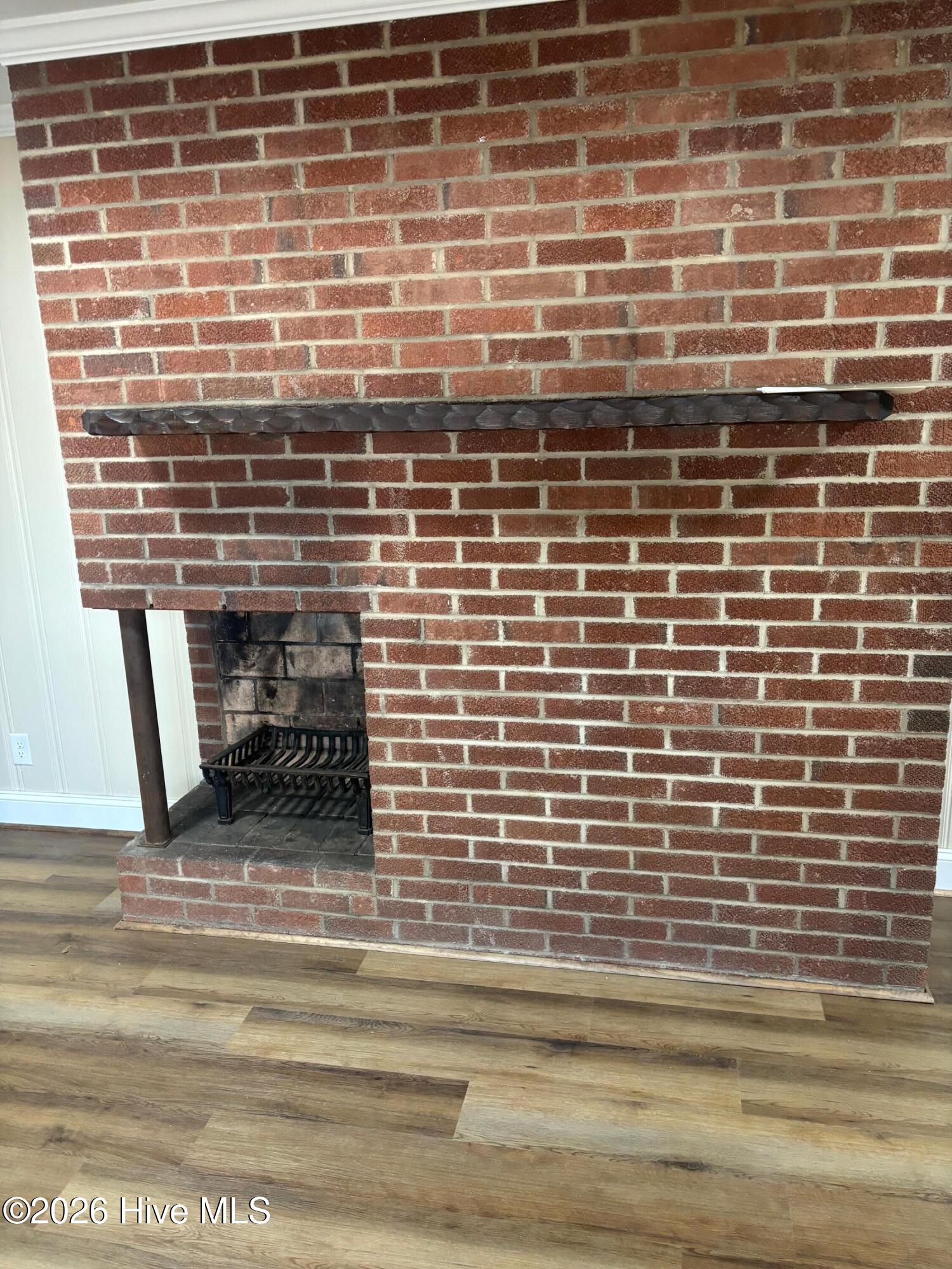 1606 Adams Street North Wilson, NC 27893 - Photo 12 of 25 11_Den Fireplace