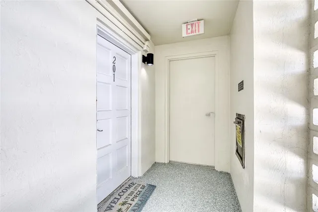 a view of livingroom with hallway