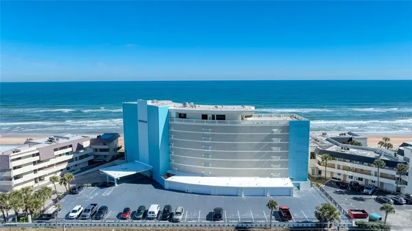 a view of an ocean from a balcony