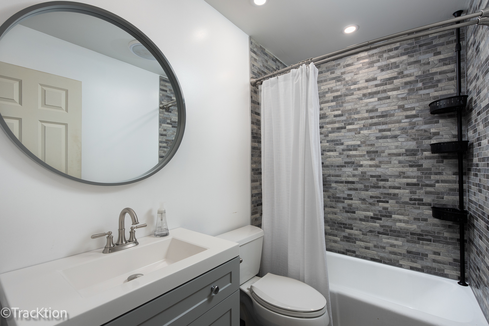 2184 Riverlea Circle Naperville, IL 60565 - Photo 14 of 20 a bathroom with a sink toilet and shower