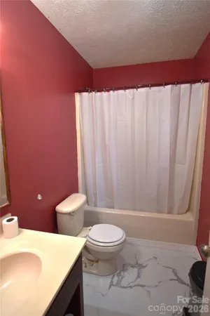 a bathroom with a toilet a sink and a shower