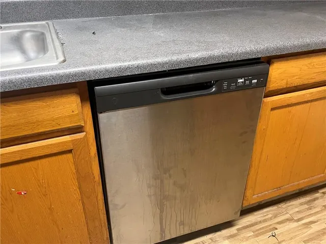 a close up of a washer and dryer