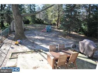 201 Stone Road Lindenwold, NJ 08021 - Photo 12 of 12 a backyard of a house with table and chairs