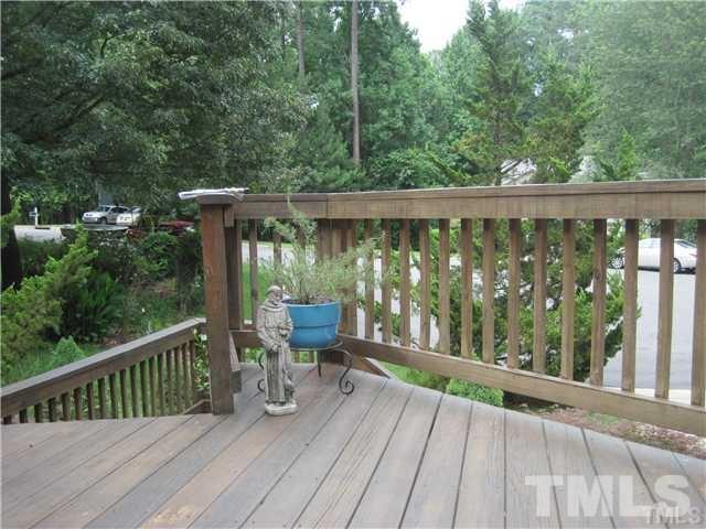 4505 Cobbler Place Raleigh, NC 27613 - Photo 3 of 13 a view of balcony with furniture and wooden deck