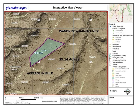 $29,800 | 252-22-008 South 252-22-008 S Drink Water Drive, Kingman, AZ 86401