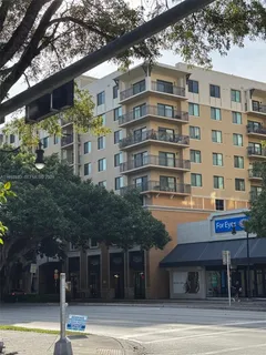 a front view of a building