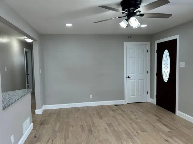 wooden floor in an empty room