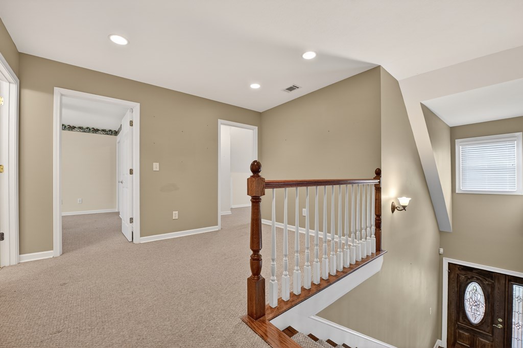 220 Oak Rdg Lane Ellijay, GA 30536 - Photo 20 of 36 a view of a hallway with staircase