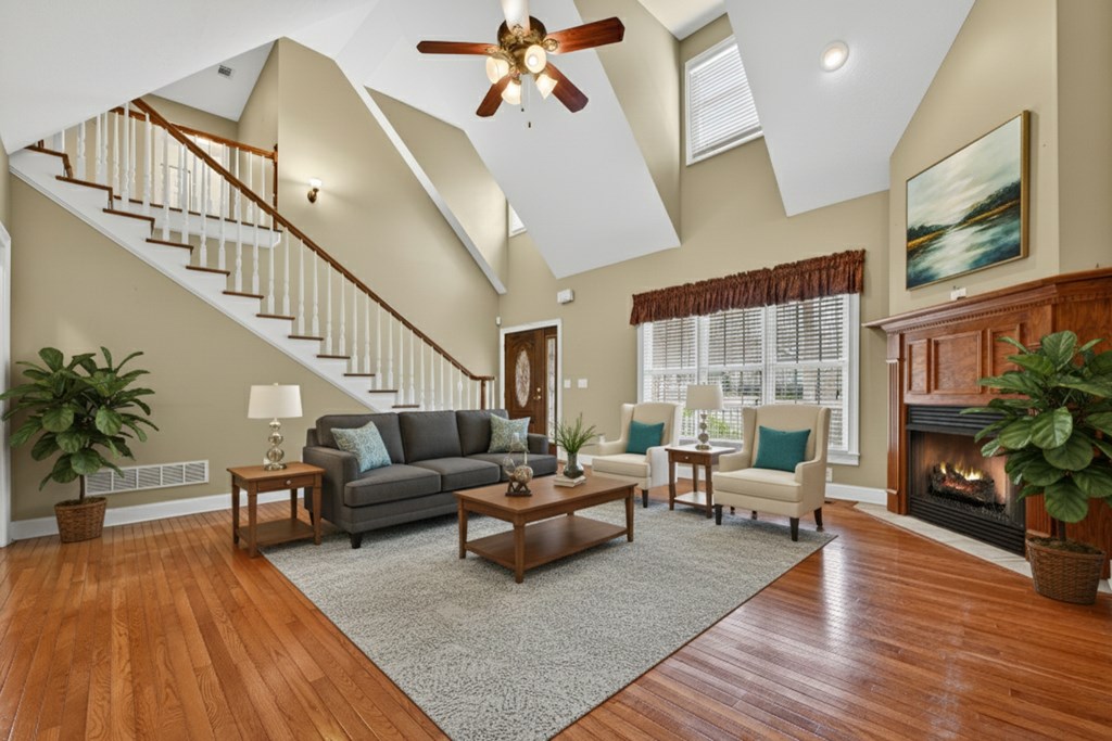 220 Oak Rdg Lane Ellijay, GA 30536 - Photo 5 of 36 a living room with furniture and wooden floor