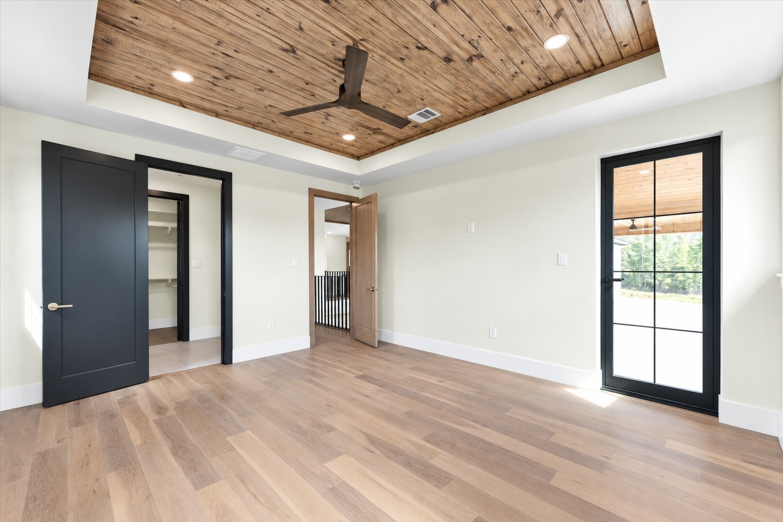 23701 Birch Grove Road Montgomery, TX 77316 - Photo 35 of 50 The fourth bedroom offers seamless access to a private balcony, perfect for enjoying serene views and fresh air.