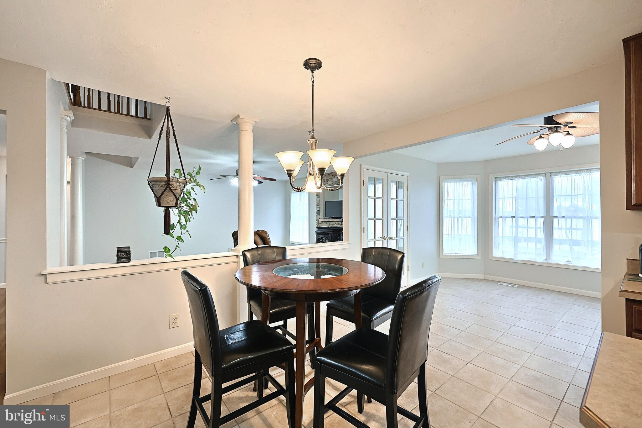 37 Amanda Drive Littlestown, PA 17340 - Photo 25 of 70 a dining room with furniture a chandelier and window