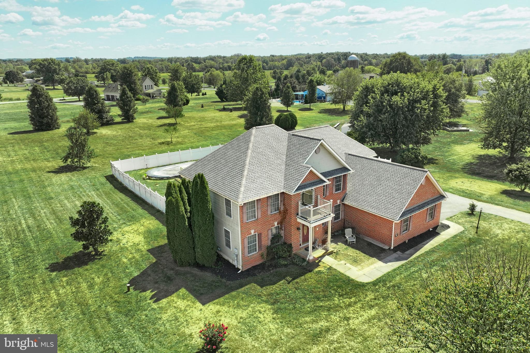 37 Amanda Drive Littlestown, PA 17340 - Photo 6 of 70 an aerial view of a house with yard and mountain view in back
