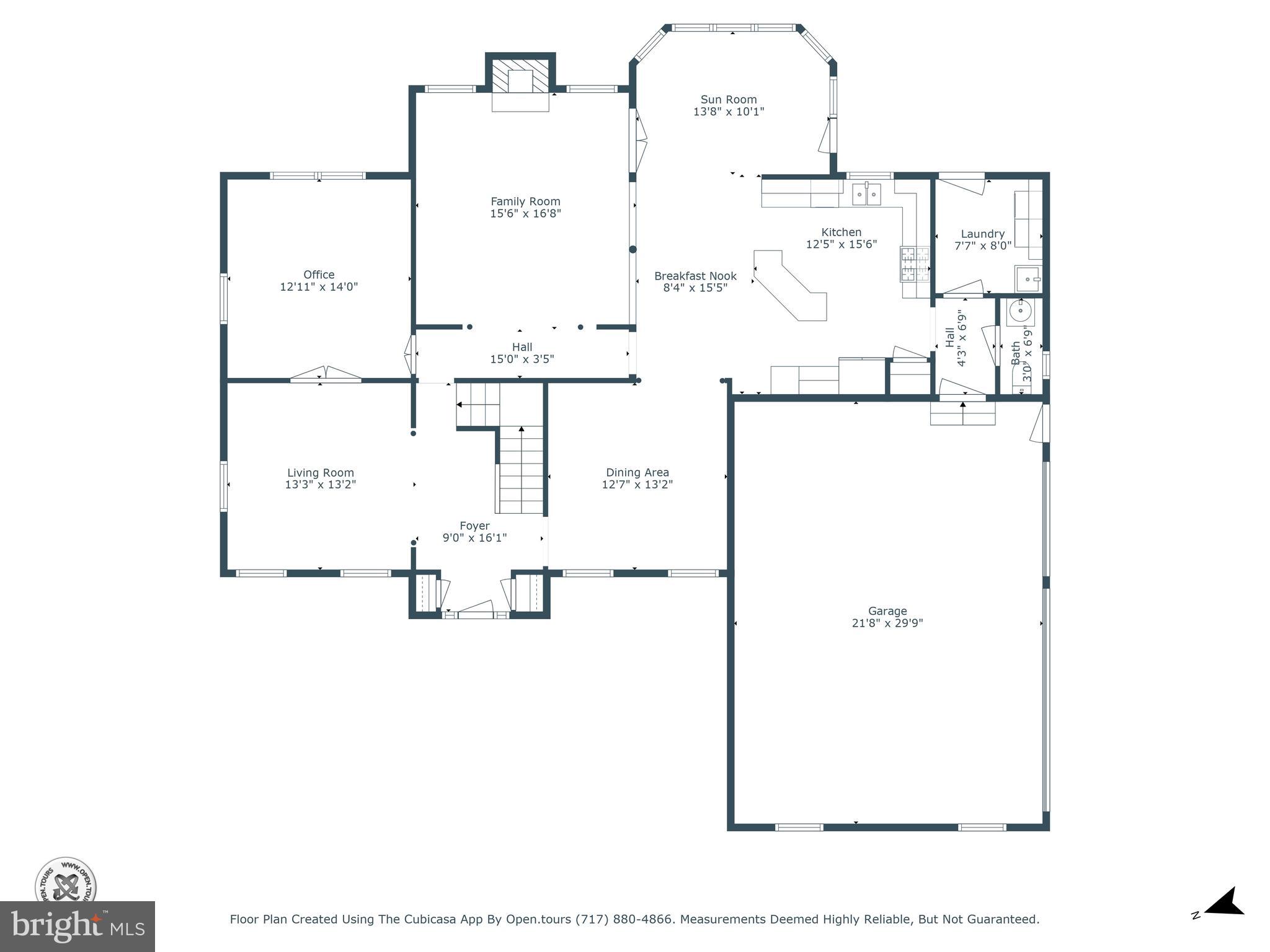 37 Amanda Drive Littlestown, PA 17340 - Photo 66 of 70 layout of first floor with dimensions