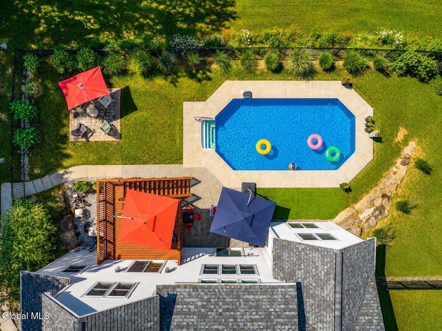 130 Middle Grove Road Greenfield, NY 12833 - Photo 4 of 45 Aerial View