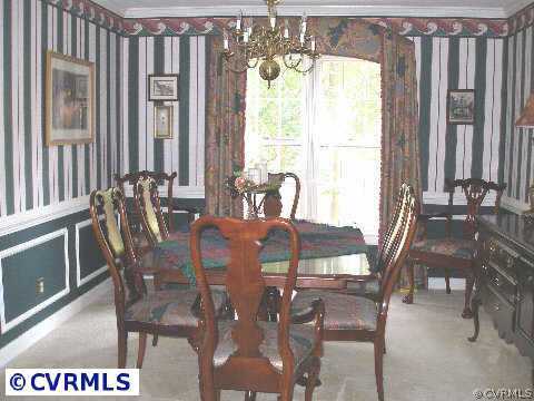 5321 Copperpenny Road Chesterfield, VA 23832 - Photo 9 of 10 a view of a dining room with furniture window and outside view