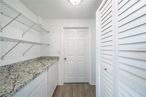 a view of a storage & utility room