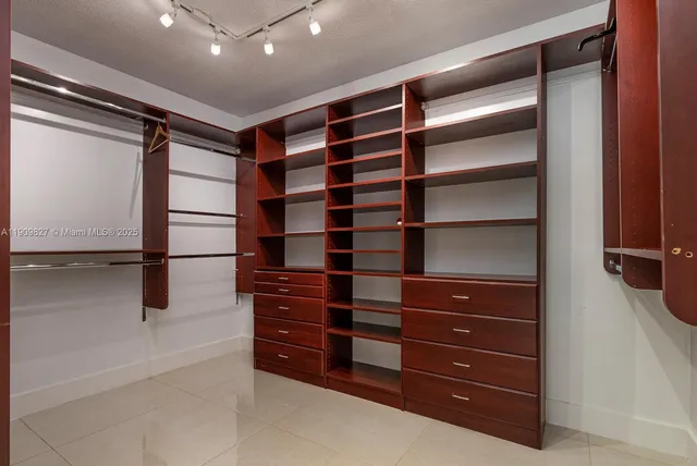 a view of walk in closet