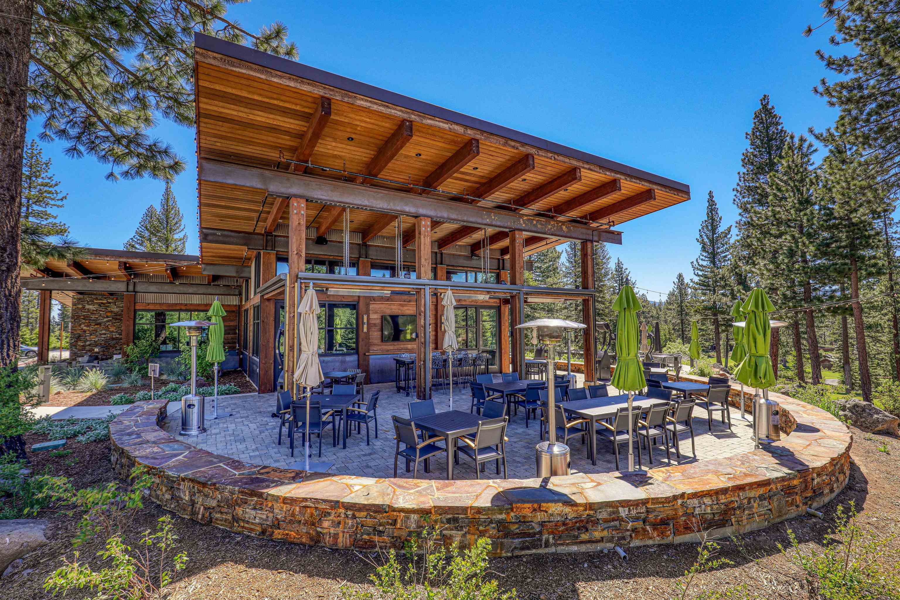 10243 Valmont Trail Truckee, CA 96161 - Photo 26 of 28 a view of a dinning table and chairs in the patio
